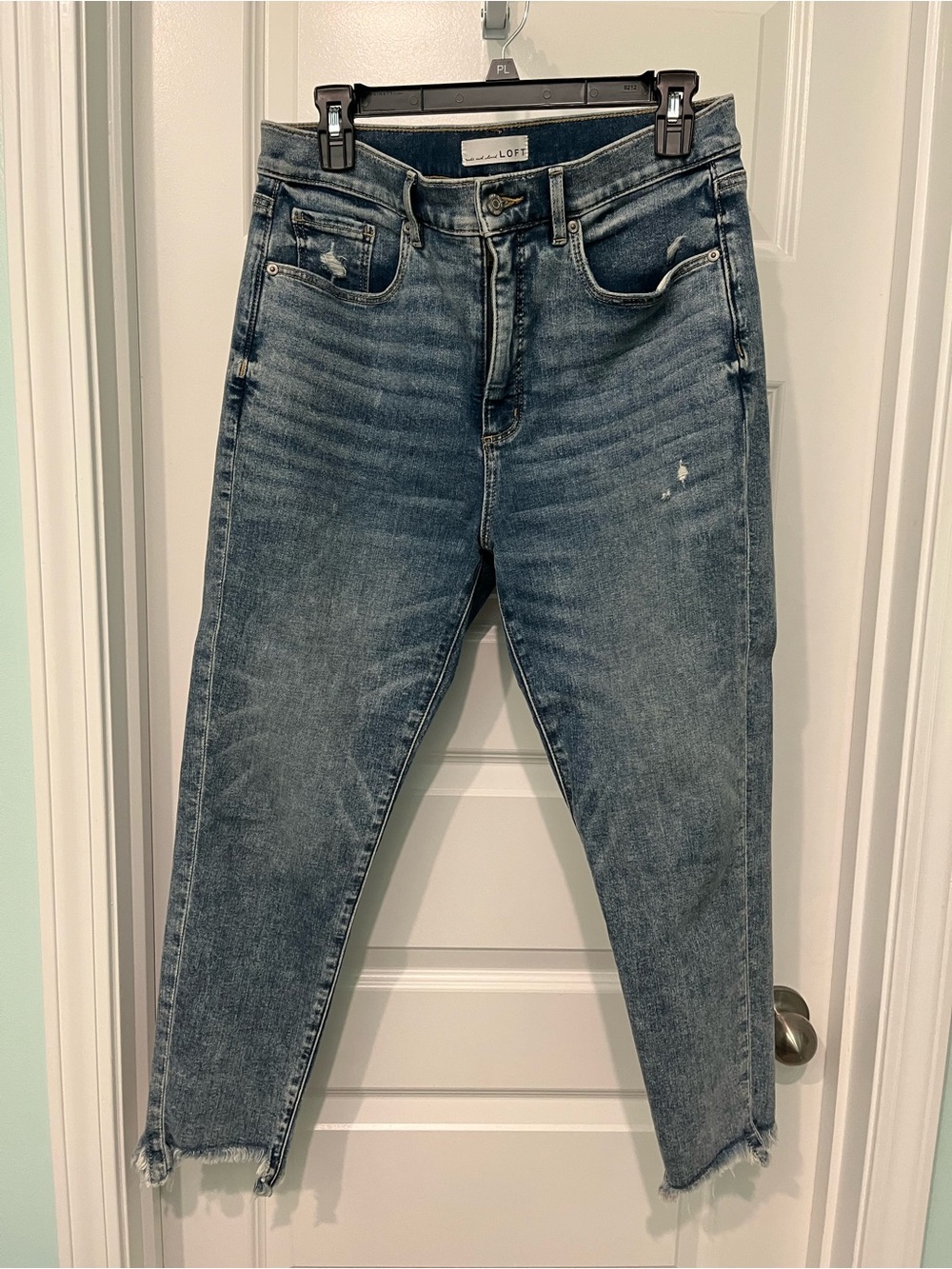 Women’s Loft distressed jeans